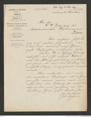 k.k. naturhistorisches Hofmuseum, Intendanzakten 1885-1896 (Hauer), Aktenzahl Z.707/1889, Seite 1